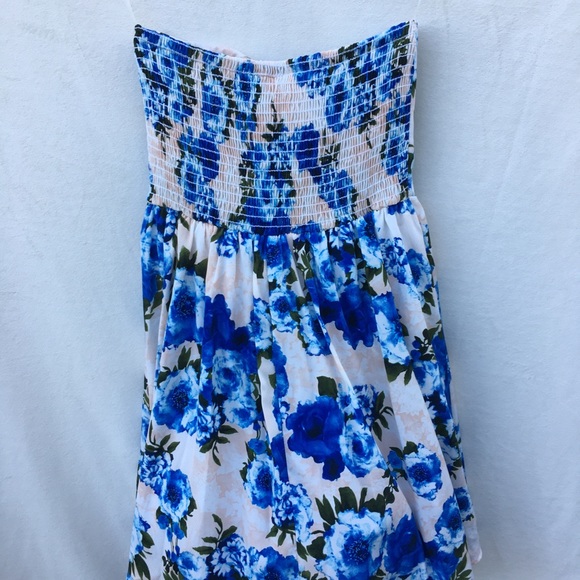 Short Strapless Floral Dress by Great Glam - Picture 3 of 6